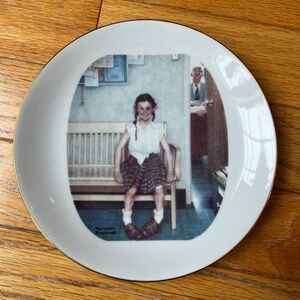 Vintage 1986 Norman Rockwell "Shiner" Plate